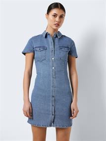 NMJOY S/S DRESS MB S* medium blue denim