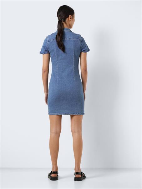 NMJOY S/S DRESS MB S* medium blue denim