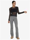 NMJUDITH L/S MESH TOP BG FWD NOOS black