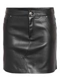 NMKATE NW PU SKIRT NOOS black