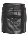 NMKATE NW PU SKIRT NOOS black