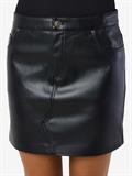 NMKATE NW PU SKIRT NOOS black