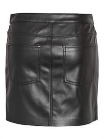 NMKATE NW PU SKIRT NOOS black