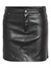 NMKATE NW PU SKIRT NOOS black