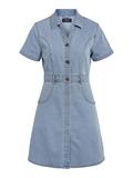 NMKENDRA S/S SHORT DRES VI375LB OOTB light blue denim