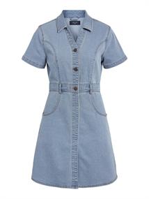 NMKENDRA S/S SHORT DRES VI375LB OOTB light blue denim