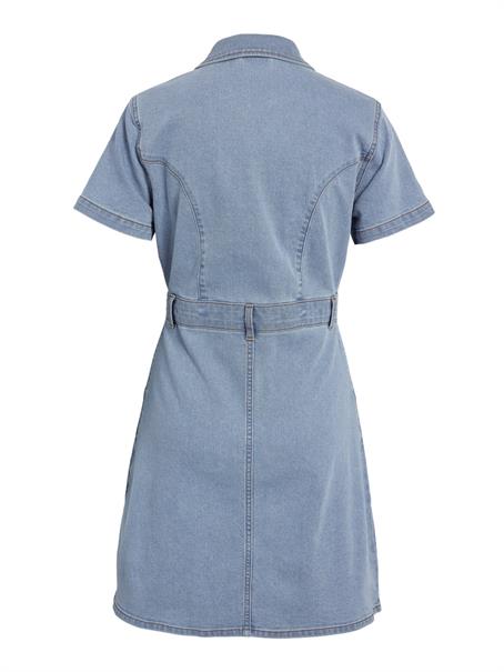 NMKENDRA S/S SHORT DRES VI375LB OOTB light blue denim