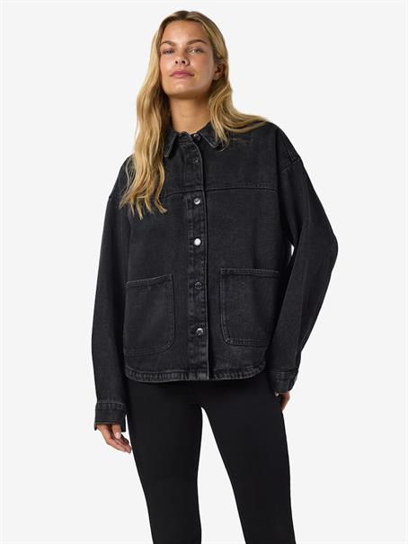 NMKETTIE L/S REG DNM JCKET VI559BL NOOS black denim