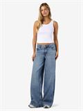 NMKETTIE MW WIDE JEANS VI557MB NOOS medium blue denim