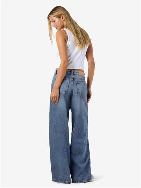 NMKETTIE MW WIDE JEANS VI557MB NOOS medium blue denim