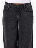 NMKETTIE MW WIDE JEANS VI559BL NOOS black denim