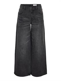 NMKETTIE MW WIDE JEANS VI559BL NOOS black denim