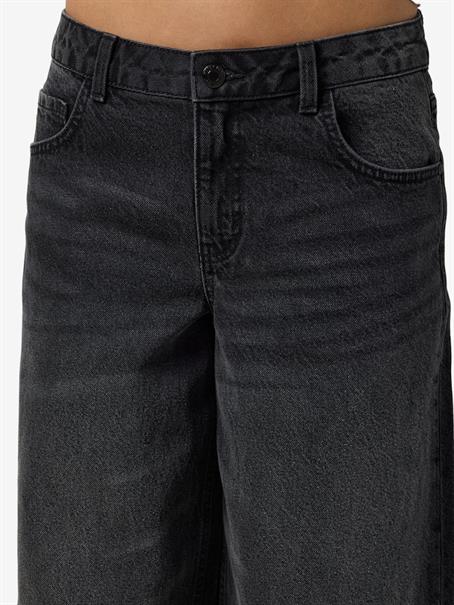 NMKETTIE MW WIDE JEANS VI559BL NOOS black denim