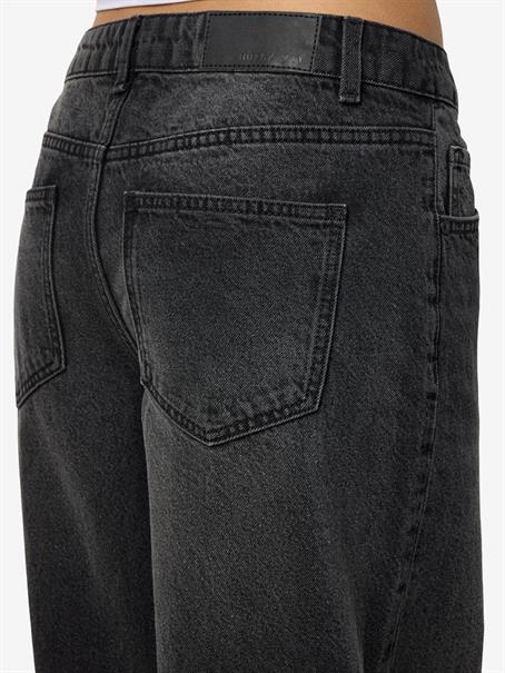 NMKETTIE MW WIDE JEANS VI559BL NOOS black denim