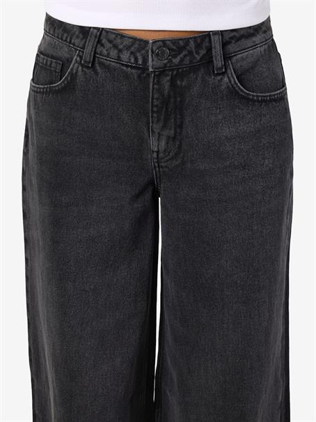 NMKETTIE MW WIDE JEANS VI559BL NOOS black denim