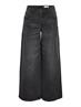NMKETTIE MW WIDE JEANS VI559BL NOOS black denim