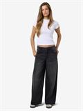NMKETTIE NW WIDE LEG JEANS VI559BL NOOS black denim
