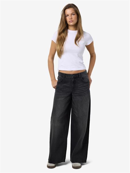 NMKETTIE NW WIDE LEG JEANS VI559BL NOOS black denim