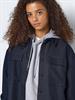 NMLAYTON FLANNY L/S SHACKET WVN navy blazer