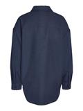 NMLAYTON FLANNY L/S SHACKET WVN navy blazer