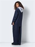 NMLAYTON FLANNY L/S SHACKET WVN navy blazer