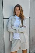 NMLEILANI L/S LOOSE SHIRT WVN NOOS natural