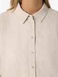 NMLEILANI L/S LOOSE SHIRT WVN NOOS natural