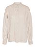 NMLEILANI L/S LOOSE SHIRT WVN NOOS natural
