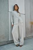 NMLEILANI NW LOOSE PANTS WVN NOOS natural