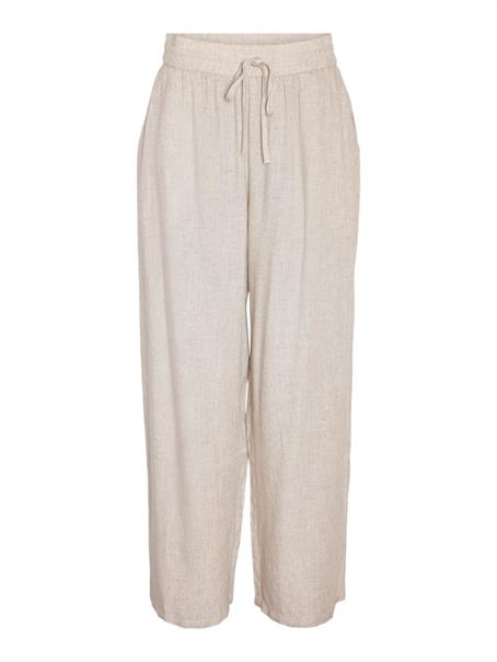 NMLEILANI NW LOOSE PANTS WVN NOOS natural