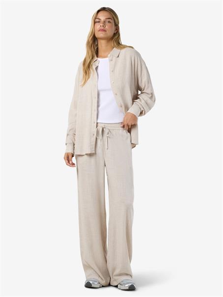 NMLEILANI NW LOOSE PANTS WVN NOOS natural