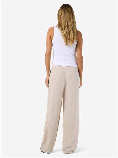 NMLEILANI NW LOOSE PANTS WVN NOOS natural