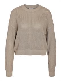 NMMAYSA L/S O-NECK KNIT NOOS aluminum