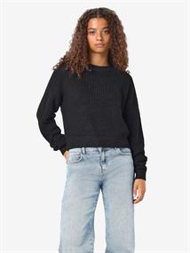 NMMAYSA L/S O-NECK KNIT NOOS black