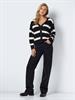 NMMAYSA L/S V-NECK KNIT CARDIGAN NOOS black