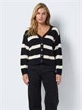 NMMAYSA L/S V-NECK KNIT CARDIGAN NOOS black