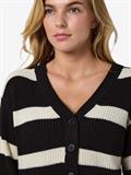 NMMAYSA L/S V-NECK KNIT CARDIGAN NOOS black