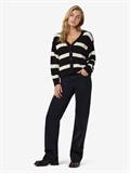 NMMAYSA L/S V-NECK KNIT CARDIGAN NOOS black