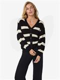 NMMAYSA L/S V-NECK KNIT CARDIGAN NOOS black