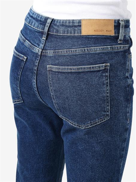 NMMONI HW ANK JEANS AZ365DB FWD NOOS dark blue denim