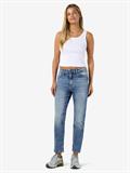 NMMONI HW STRAGHT ANK JEANS AZ221DB NOOS dark blue denim