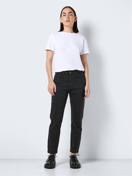 NMMONI HW STRAIGHT ANK BLACK JEANS NOOS black denim