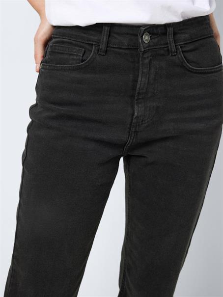 NMMONI HW STRAIGHT ANK BLACK JEANS NOOS black denim