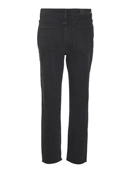 NMMONI HW STRAIGHT ANK BLACK JEANS NOOS black denim