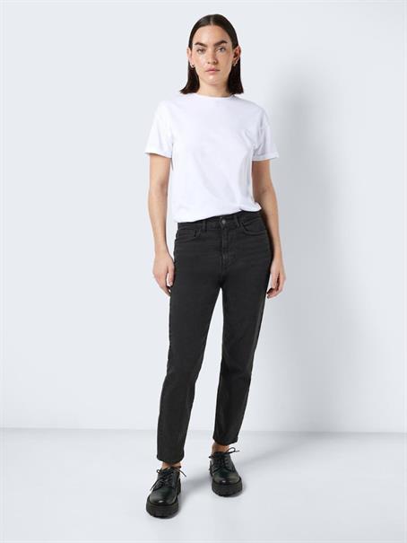 NMMONI HW STRAIGHT ANK BLACK JEANS NOOS black denim