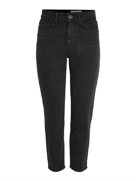 NMMONI HW STRAIGHT ANK BLACK JEANS NOOS black denim
