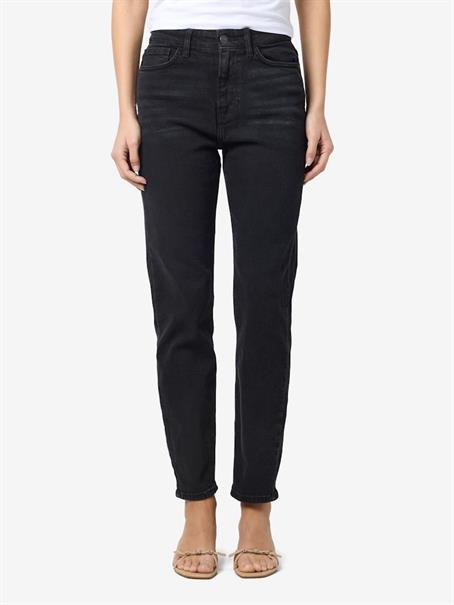 NMMONI HW STRAIGHT ANK BLACK JEANS NOOS black denim