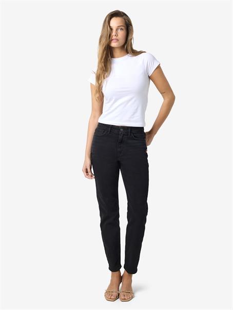 NMMONI HW STRAIGHT ANK BLACK JEANS NOOS black denim