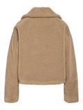 NMNATI CROP TEDDY JACKET FWD NOOS birch