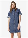NMNEW SIGNE S/S DENIM DRESS VI002MB NOOS medium blue denim